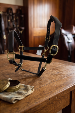 Van Jans Black Anatomical Halter with Two-Side Closure