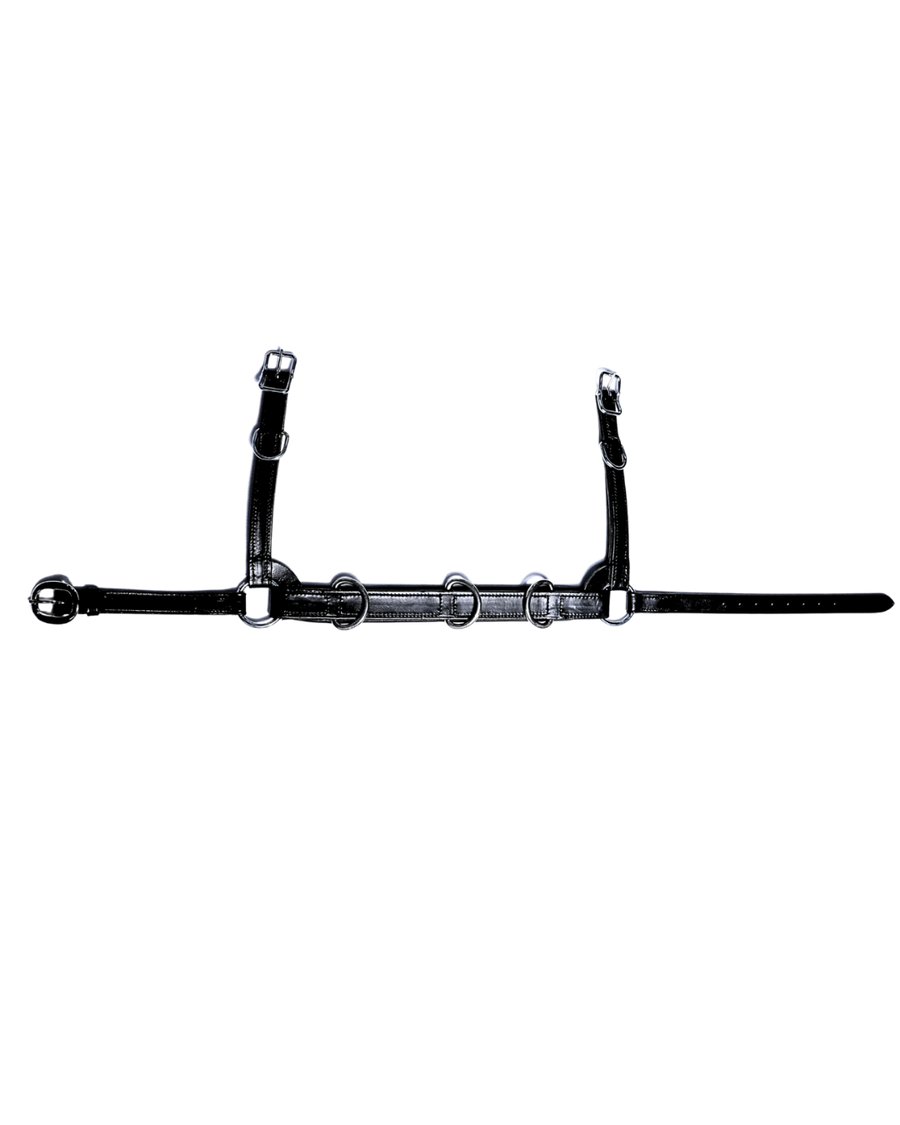 Van Jans Premium Leather 3-Ring Cavesson Noseband Attachment