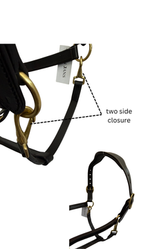 Van Jans Brown Anatomical Halter with Two-Side Closure