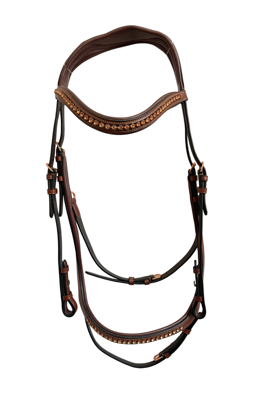 Van Jans Amber Crystal Browband Bridle