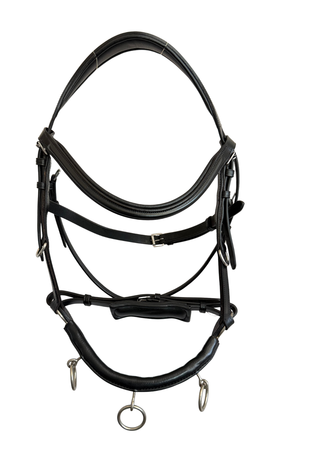 Van Jans 3-Ring Lungeing Cavesson Bridle