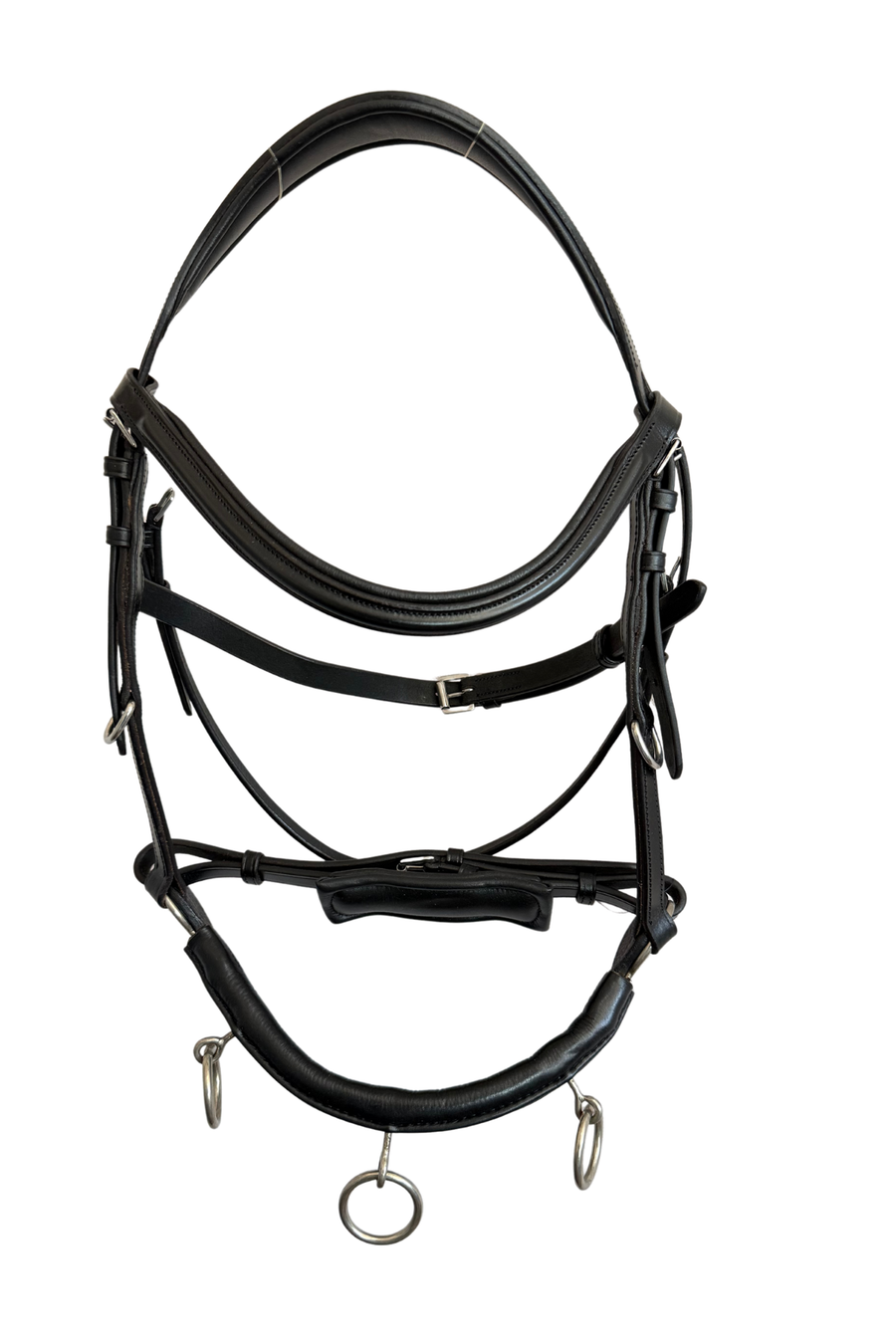 Van Jans 3-Ring Lungeing Cavesson Bridle