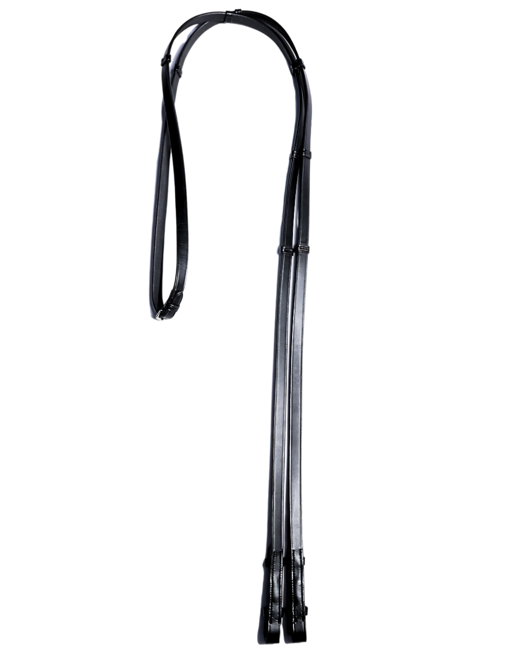 Van Jans Premium Leather Dressage Reins with Integrated Hand Stops